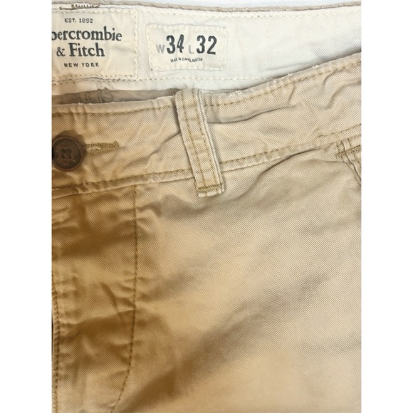 Abercrombie & Fitch Men's Khaki Chinos Pants - Picture 5 of 5